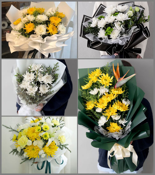 江苏苏州昆山市千灯镇西宿村白事花束代送